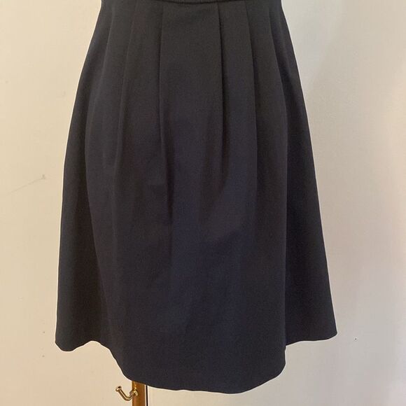 Anthropologie Moulinette Soeurs Navy Embroidered Perennial Mini Dress Size 2 - Picture 8 of 13